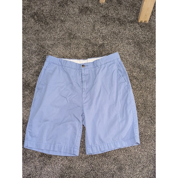Roundtree & Yorke Other - Roundtree & Yorke Casuals Mens 36 Light Blue Flat Front 100% Cotton Shorts